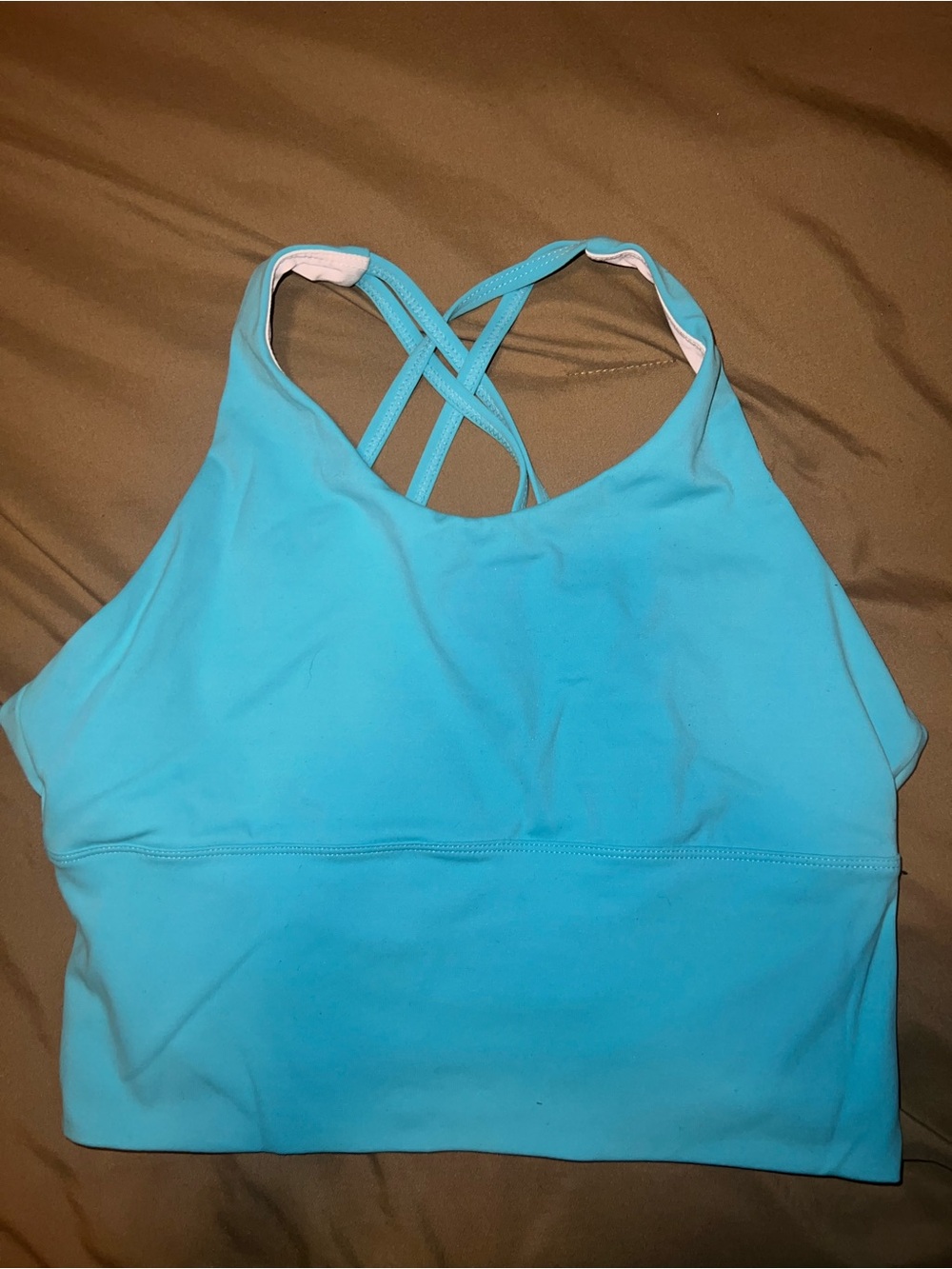 NVGTN Ocean Blue Matrix Bra Top